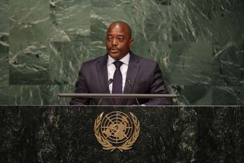 Joseph Kabila, president of the Democratic Republic of Congo. Roads, schools and hospitals built by the Chinese have transformed the country’s economic prospects. Photo: EPA
