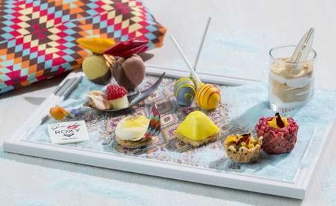 The summer-themed afternoon tea at Woobar.