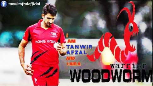 Tanwir Afzal shows on his Facebook page that he is a proud Woodworm.