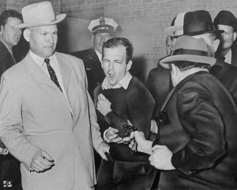 Lee Harvey Oswald, accused assassin of John F. Kennedy, was shot by Jack Ruby. Photo: AP