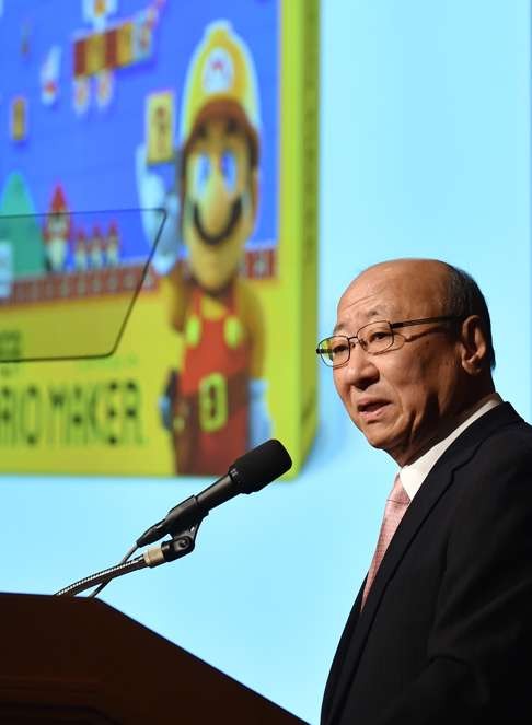Nintendo president Tatsumi Kimishima. Photo: AFP