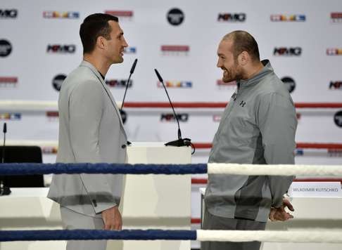 Tyson Fury faces Wladimir Klitschko in a rematch next month. Photo: AP
