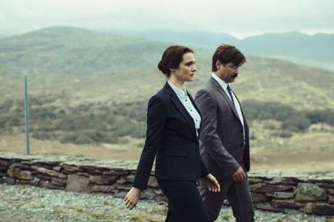 Rachel Weisz and Colin Farrell in The Lobster.