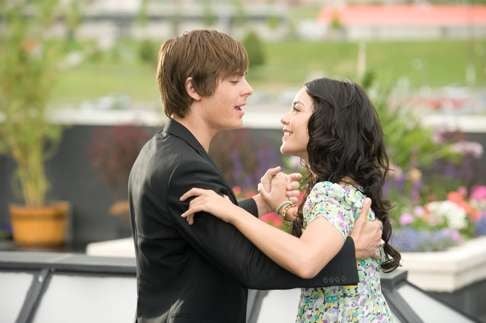 Zac Efron and Vanessa Hudgens in a scene from Disney Channel’s High School Musical 3. Photo: AP