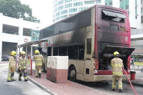 The fire was put out at 2.37pm. Photo: SCMP Pictures