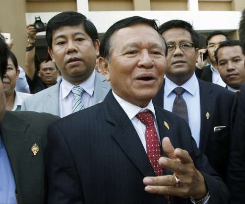 Cambodia’s main opposition Cambodia National Rescue Party Deputy President and National Assembly Deputy President Kem Sokha. Photo: AP