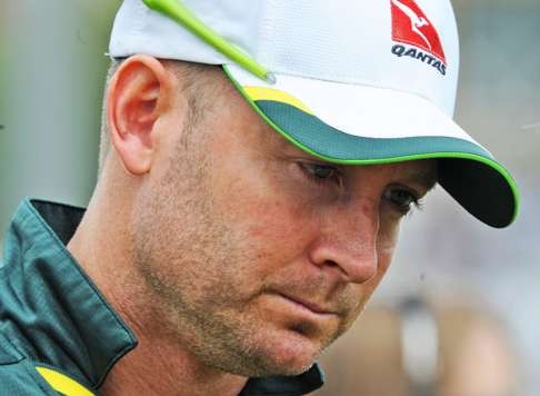 Michael Clarke after Australia lost to England in the fourth Ashes test at Trent Bridge in August. Photo: AP
