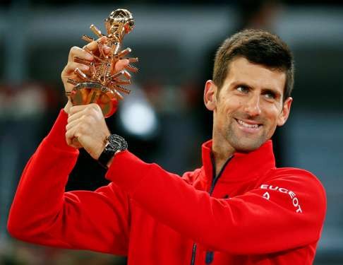Djokovic has won 64 career titles. Photo: Reuters