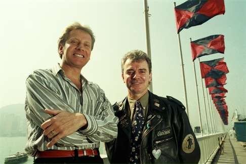 Russell (left) and Hitchcock in 1994.