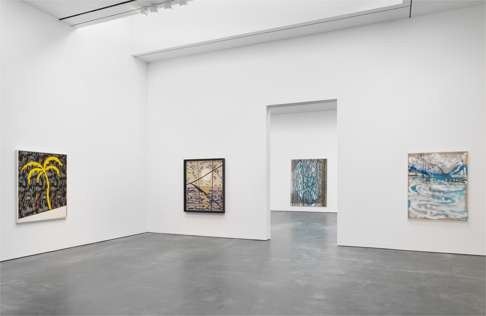 Some of the works on show at a Sigmar Polke solo exhibition at David Zwirner, New York. Photo: courtesy of David Zwirner