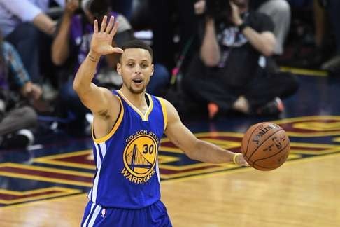 Stephen Curry returned to form in game four to lead the Warriors. Photo: AFP