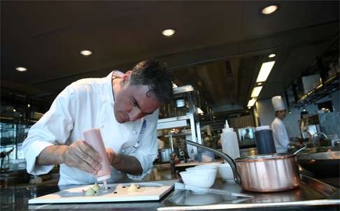 Chef Pino Lavarra at Tosca. Photo: Jonathan Wong