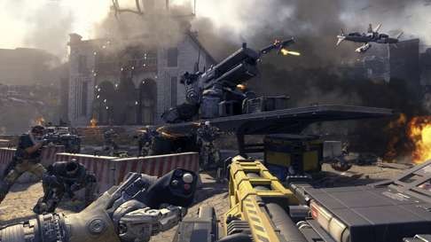 A still from Call of Duty – Black Ops III