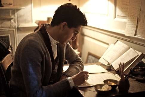 Dev Patel portrays Srinivasa Ramanujan, the self-taught Indian mathematics genius in Matthew Brown’s The Man Who Knew Infinity.