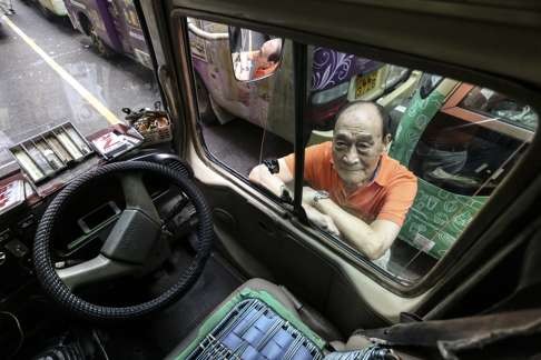 Leung Hung is chairman of Hong Kong’s first minibus union. Photo: May Tse