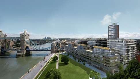 One Tower Bridge is a 376-unit luxury apartment development on the South Bank, opposite the London mayor’s office. Photo: SCMP Pictures