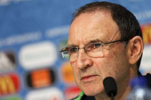 Ireland manager Martin O'Neill attends a press conference EPA