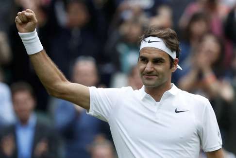 Marcus Willis’ reward for his first-round victory is a meeting with the great Roger Federer. Photo: Reuters