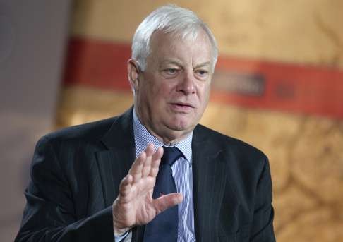 Chris Patten, a former Hong Kong governor, was quoted by the commission as expressing concern about events in the city. Photo: K.Y. Cheng