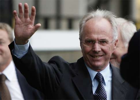 Former England manager Sven-Goran Eriksson is now in charge of Shanghai SIPG in the Chinese Super League. Photo: Reuters