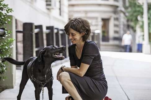 Alexandra Horowitz and her dog Finnegan.