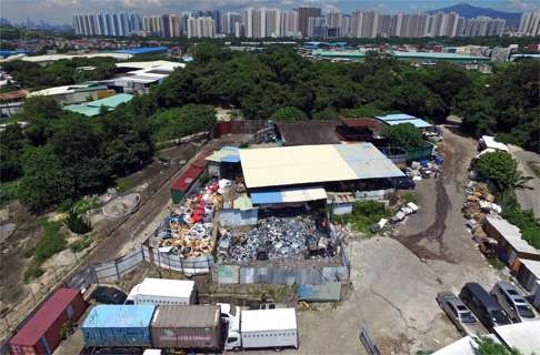 One of the 10 dumping grounds in Yuen Long investigated by the SCMP.