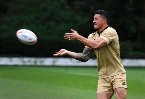 Playing in the Hong Kong Sevens this year helped develop Sonny Bill Williams’ skills in the shorthanded version of rugby. Photo: AFP