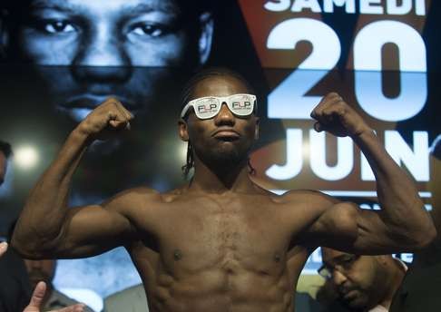 French-Cameroonian boxer Francais Hassan N'Dam in 2015. Photo: AFP