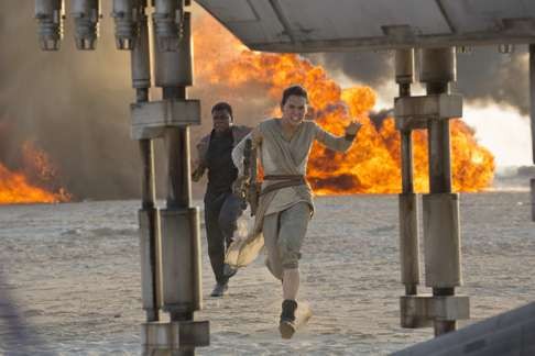 Star Wars: The Force Awakens was both praised and criticised for being thematically similar to the original Star Wars, which came out in 1977.