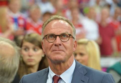 Karl-Heinz Rummenigge in 2015. Photo: AP