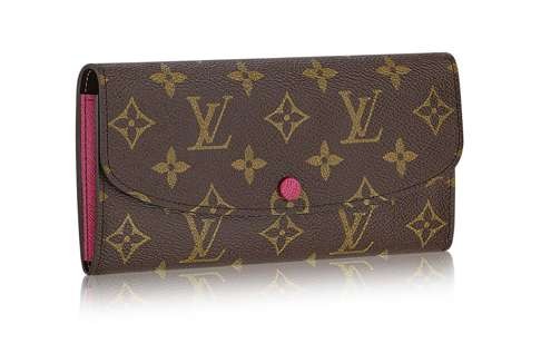 There are savings to be had on French fashions and accessories bought in the UK too, such as this Louis Vuitton Emilie wallet.