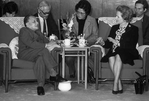 Deng Xiaoping meeting British prime minister Margaret Thatcher in Beijing in 1984. The joint Sino-British declaration sealing Hong Kong’s future was signed that year. Photo: AFP