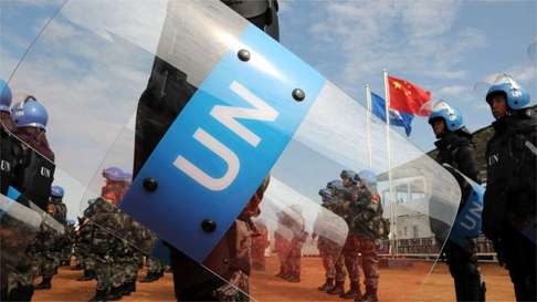 A file picture of Chinese UN peacekeepers in South Sudan. Photo: SCMP Pictures