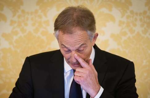 Former British prime minister Tony Blair was criticised for his role in leading Britain into the Iraq war. Photo: AFP