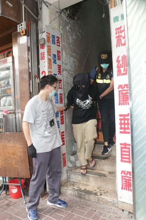 Another suspect in the case in Yau Ma Tei. Photo: SCMP Pictures