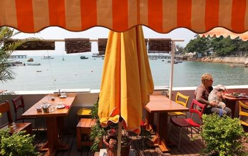 Organic restaurant Green Cottage on Lamma Island. Photo: Jonathan Wong