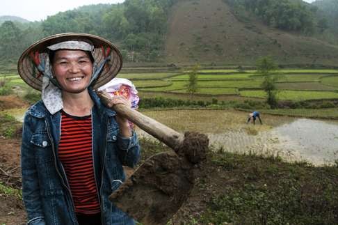 A farmer near Ma Village, in northern Vietnam. Picture: Georgina Smith/CIAT/CCAFS