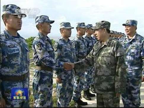 General Fan Chonglong, one of the PLA’s two most senior officers, visits troops in the Southern Theatre Command. Photo: SCMP Pictures