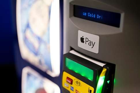 A Vending machine with Apple Pay capability. Photo: Alamy Stock Photo