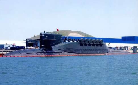 Undated picture of Chinese Type 094 nuclear-powered submarine. Photo: SCMP Pictures