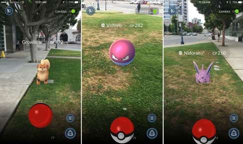 Pokemon Go is a monster-hunting game played against a backdrop of augmented reality and location-tracking technology. Photo: handout.