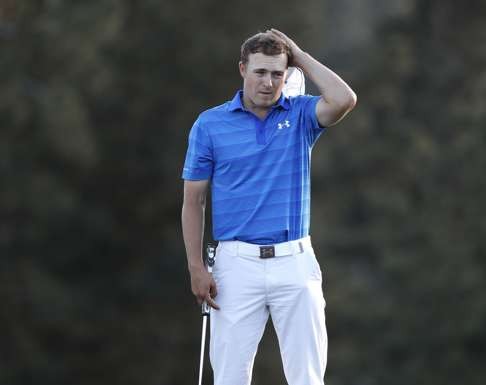 Spieth was disappointed after losing out in a close battle for a second Masters title this year. Photo: EPA
