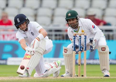 Root was in sensational form for England as they swept the second test in Manchester. Photo: AFP
