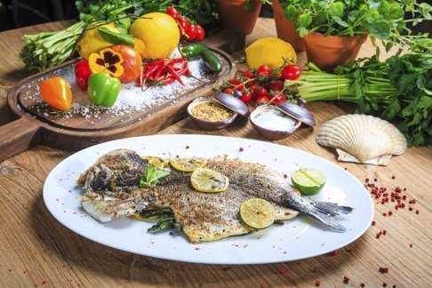 Devilled pomfret at Seafood Room in Causeway Bay, Hong Kong, a restaurant that serves sustainably caught seafood. Photo: SCMP Pictures