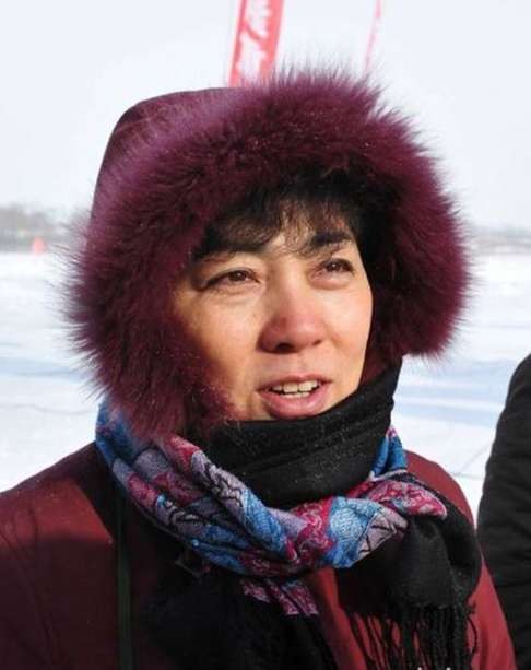 This image may be republished, Qu Zhang Mingjie, mother of pop singer Wanting Qu, was a city official in Harbin, in frigid northern China. Photo: China Daily