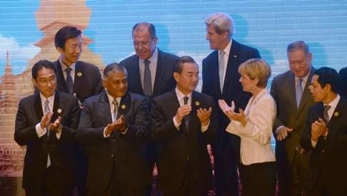 Association of Southeast Asian Nations (ASEAN) annual ministerial meeting in Vientiane, Laos found some common ground as China and Asean countries decide disputed territory will remain uninhabited. Photo:AFP