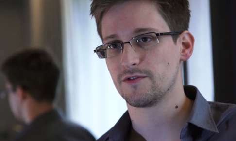 Edward Snowden in Hong Kong in June 2013. His interviews recorded in a hotel room in the city lifted the lid on vast undisclosed espionage by the US National Security Agency. Photo: AFP/The Guardian