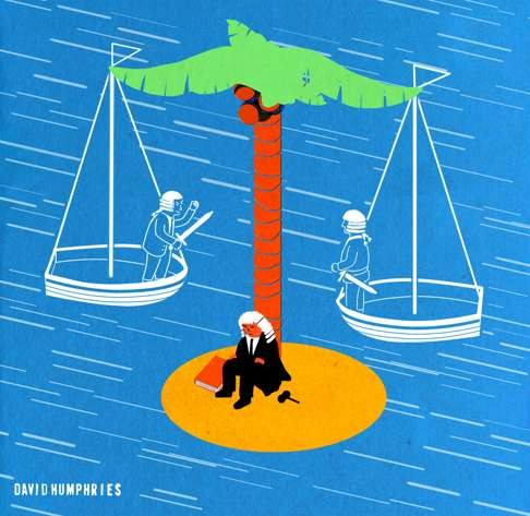 Is international law sufficiently developed as a system to resolve fundamental disagreements over complex questions of contested sovereignty? Illustration: David Humphries