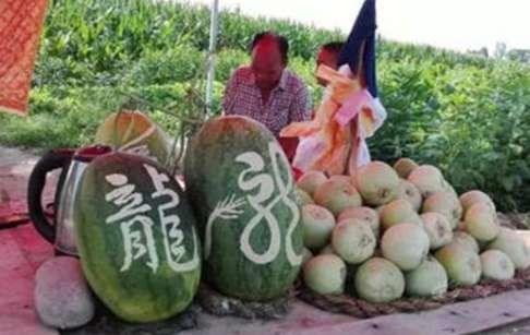 Gu’s first carved melons were bought as gifts. Photo: SCMP Pictures