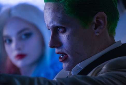 Jared Leto as The Joker in a scene from the film.